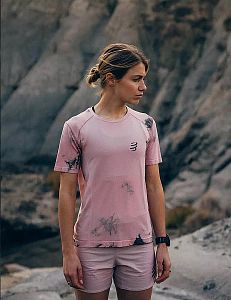 Compressport Performance SS TShirt W Eat My Dust! Zephyr Tie Dye