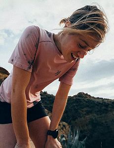 Compressport Performance SS TShirt W Eat My Dust! Zephyr Tie Dye