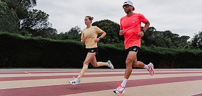 Compressport Performance SS TShirt W impala / buff orange dámské běžecké tričko