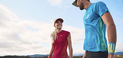 Compressport Performance SS Tshirt W jazzy/bird dámské tričko