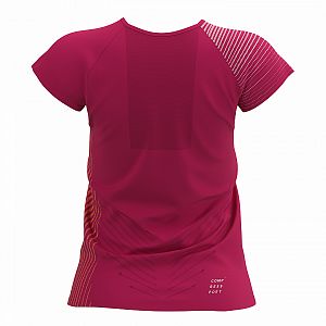 Compressport Performance SS Tshirt W jazzy/bird záda