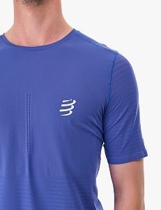 Compressport Pro Racing SS TShirt M dazz blue pánské běžecké tričko