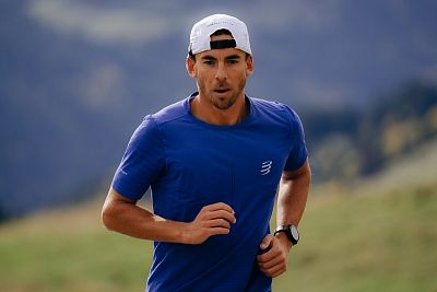 Compressport Pro Racing SS TShirt M dazz blue pánské běžecké tričko