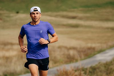 Compressport Pro Racing SS TShirt M dazz blue pánské běžecké tričko