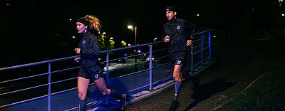 Compressport R2 3.0 Aurora Black/Aurora kompresní lýtkové reflexní návleky