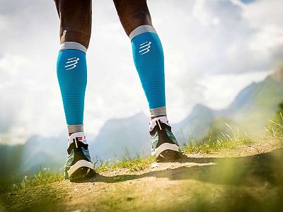 Compressport R2 3.0 hawaiian ocean/alloy běžecké návleky