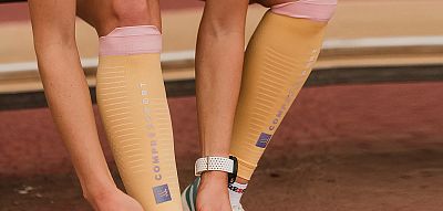 Compressport R2 3.0 impala/roseate běžecké kompresní lýtkové návleky