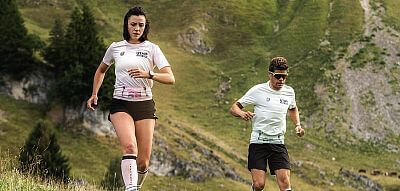 Compressport R2 3.0 - UTMB 2025 roseate spoonbill kompresní běžecké lýtkové návleky limitovaná kolekce s motivy závodu utmb