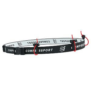 Compressport Race Belt black pásek na startovní číslo