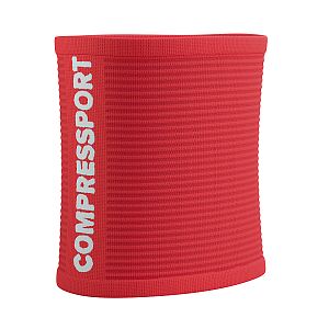 Compressport Sweatbands 3D.Dots red/white sportovní potítka 2 kusy