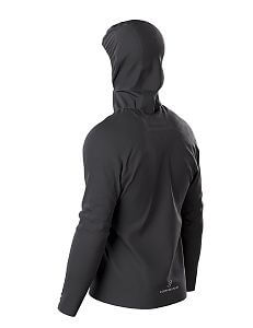 Compressport Tempest Waterproof Jacket M black pánská běžecké nepromokavá a prodyšná bunda s kapucí