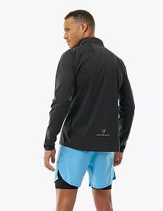 Compressport Tempest Waterproof Jacket M black pánská běžecké nepromokavá a prodyšná bunda s kapucí