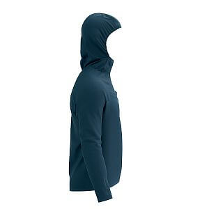 Compressport Tempest Waterproof Jacket M stargazer pánská nepromokavá běžecká bunda bok
