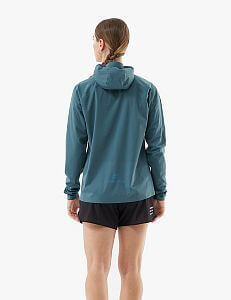 Compressport Tempest Waterproof Jacket W stargazer dámská běžecká trailová nepromokavá bunda zadní pohled