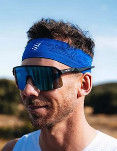 Compressport Thin Headband On/Off dazz blue běžecká čelenka