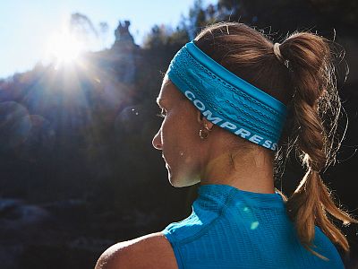 Compressport Thin Headband On/Off enamel dámská tenká čelenka