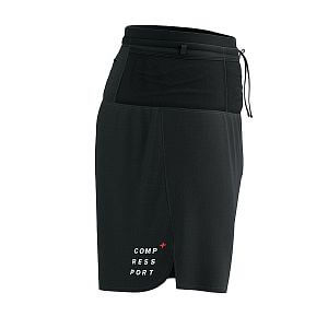 Compressport Trail Racing 2-in-1 Short M black boční pohled