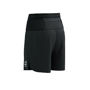 Compressport Trail Racing Overshort M black pánské běžecké kraťasy