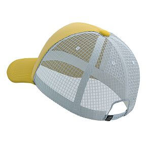 Compressport Trucker 6P Cap grey dawn/ceylon yellow sportovní kšiltovka