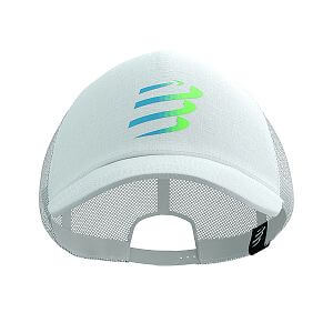 Compressport Trucker Cap star white / blue-green sportovní kšiltovka truckerka