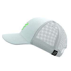 Compressport Trucker Cap star white / blue-green sportovní kšiltovka truckerka