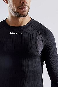 CRAFT Active Extreme X LS tee black přední pohled na postavě detail