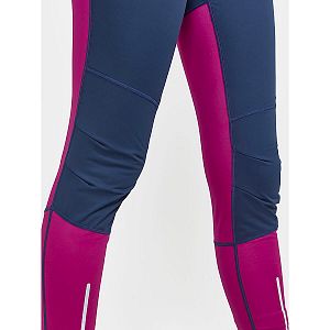 Craft ADV Essence Wind Tights W modrá s růžovou detail nohavice