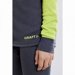 CRAFT-Baselayer-Junior-dark-grey-green_2