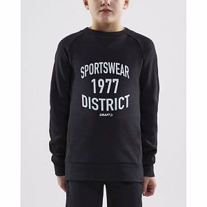 Craft District Crewneck Junior black_3