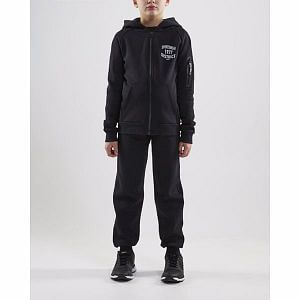 Craft District Hood Zip Junior black_3