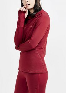 CRAFT mikina ADV Charge Hooded Sweater červená1