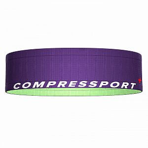 CU00012B-367-Compressport-Free-Belt-purple-paradise-green-bezecky-opasek