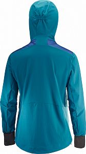 Dámská bunda SALOMON Haloes Down Hybrid Hoodie W deep lagoo 2