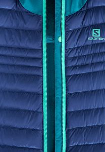 Dámská bunda SALOMON Haloes Down Hybrid Hoodie W deep lagoo 4