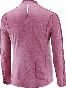 Dámské triko dlouhý rukáv SALOMON Agile LS Tee W fig beet red 2