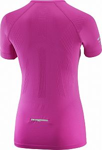 Dámské triko SALOMON Lightning Pro SS Zip TEE W rose violet 2