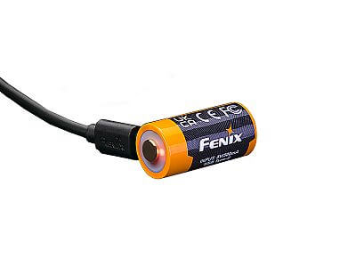 Dobíjecí baterie Fenix RCR123A 800 mAh USB-C Li-ion náhradní dobíjecí baterie