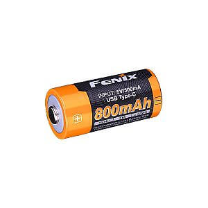 Dobíjecí baterie Fenix RCR123A 800 mAh USB-C Li-ion náhradní dobíjecí baterie