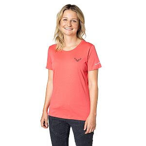 Dynafit 24/7 Graphic T-Shirt W cabana / striped elevation dámské stylové bavlněné volnočasové tričko