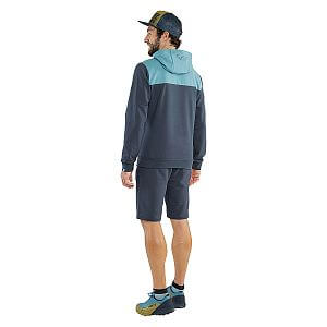 Dynafit 24/7 Hoody M storm blue zadní pohled na postavě