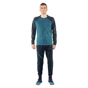 Dynafit 24/7 Polartec® Pullover Men mallard blue pánská volnočasová mikina