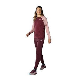 Dynafit 24/7 Polartec® Pullover Women burgundy dámská fleecová mikina pro volný čas