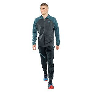 Dynafit 24/7 Polartec® Zip Hoody Men mallard blue přední pohled na postavě