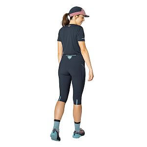 Dynafit Alpine 3/4 Tights W blueberry detail pohled na postavě