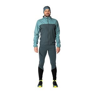 Dynafit Alpine 3L Jacket M smoke blue pánská nepromokavá běžecká bunda s kapucí