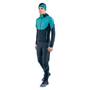 Dynafit Alpine Hybrid JKT M storm blue přední pohled na postavě