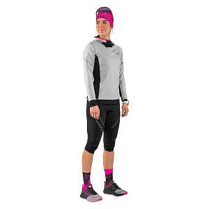 Dynafit Alpine Long Sleeve Shirt Women alloy přední pohled na postavě