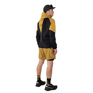 Dynafit Alpine Pro 2/1 Shorts M tobacco zadní pohled na postavě