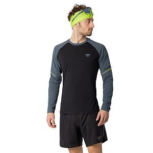Dynafit Alpine Pro L/S M cinder přední pohled na postavě detail