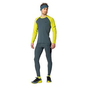 Dynafit Alpine Pro L/S M ultra yellow přední pohled na postavě